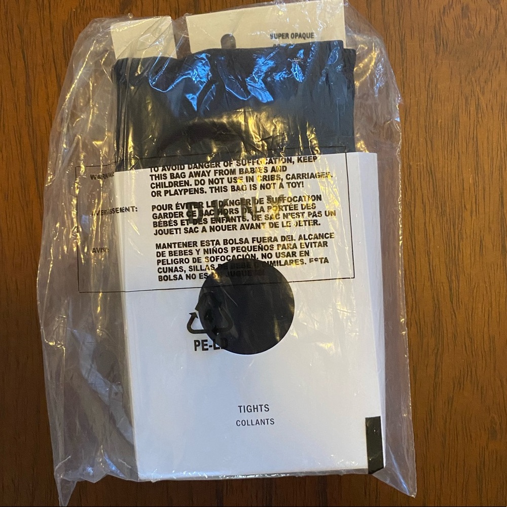 Unopened Black DKNY Tights